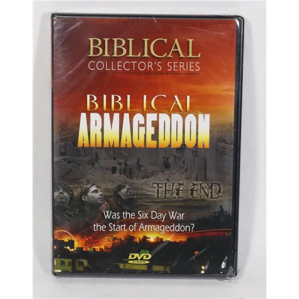 BIBLICAL ARMAGEDDON DVD SEALED