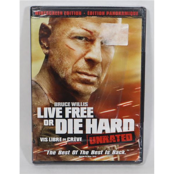 LIVE FREE OR DIE HARD DVD SEALED