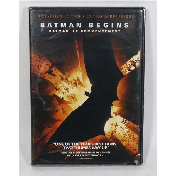 BATMAN BEGINS DVD SEALED