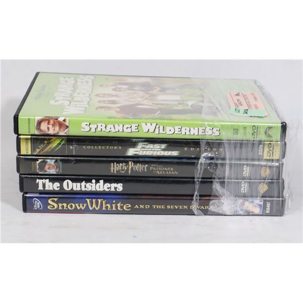 X5 DVD VIDEOS INCLUDES FAST AND FURIOUS