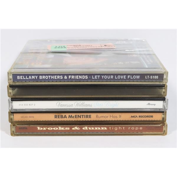 X5 MUSIC CDS INCLUDES BROOKS & DUNN TIGHT ROPE