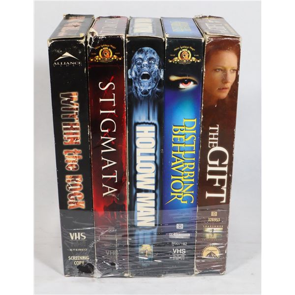 X5 VHS TAPES INCLUDES THE GIFT