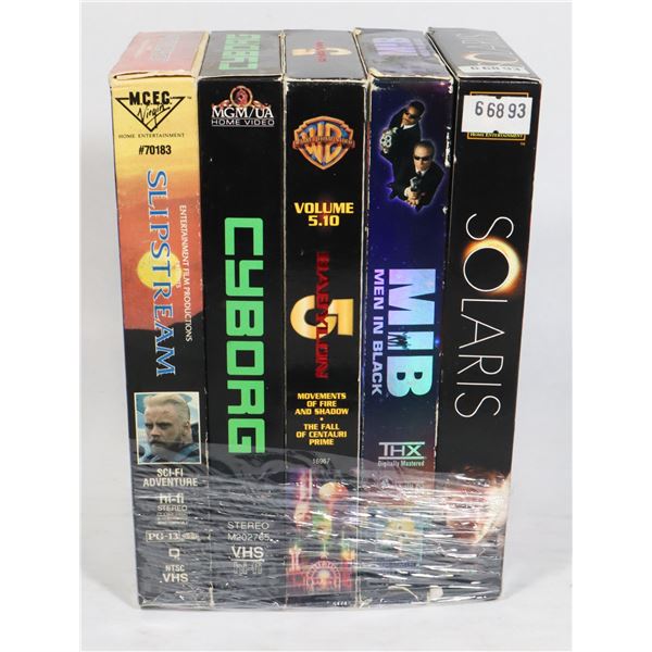 X5 VHS TAPES INCLUDES MEN IN BLACK