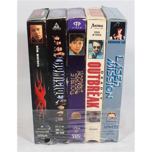 X5 VHS TAPES INCLUDES VIN DIESEL XXX
