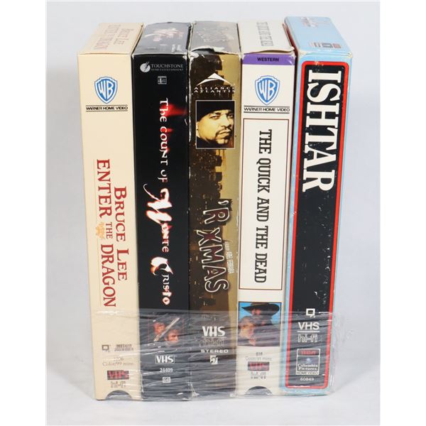 BUNDLE OF 5 ASSORTED VHS MOVIES