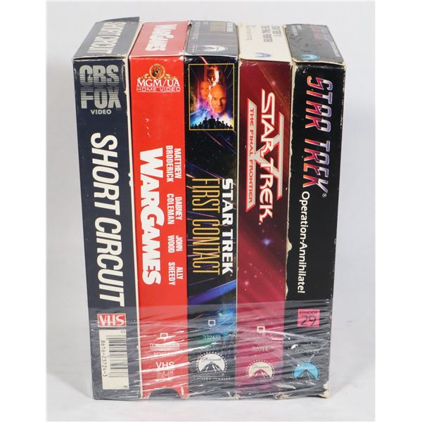 BUNDLE OF 5 ASSORTED VHS MOVIES
