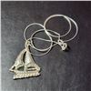 Image 3 : SILVER SAILBOAT STYLE NECKLACE