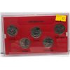 Image 1 : 2006 US Quarter Denver Set Nevada, Colorado, Nebraska, North Dakota 