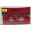 Image 1 : 2008 US Quarter Denver Set Oklahoma, Arizona, Hawaii, New Mexico, Alaska