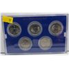 Image 1 : 2011 US Quarter Philadelphia Set Gettysburg, Glacier, Olympic, Vicksburg, Chickasaw