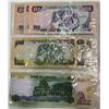 Image 2 : Bank of Jamaica Banknotes $50(3), $100 (3), $500(1), $1000(1)