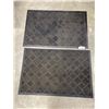 Image 2 : 5 RUBBER DOOR MATTS, 3FT X 2FT