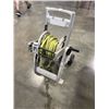 Image 1 : HOSE REEL CART WITH HOSE, HOSE HAS BEEN CUT