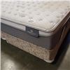 Image 2 : KING SIZE SERTA  ICOLLECTION BALI FIRM TOP EURO MATTRESS AND BOXSPRINGS WITH ROLLERFRAME, HAS STAIN 