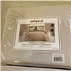 Image 2 : 2 NEW 3PC QUEEN SIZE KHAKI DUVET COVER SETS