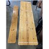 Image 2 : FOLDING PICNIC TABLE, 70 INCH LONG X 18 INCH WIDE