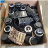 Image 1 : BOX OF ASSORTED CAMERA LENSES AND FLASHES