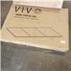 Image 3 : VIVO LIGHT WOOD 71X36 ELECTRIC DESK WITH BLACK SINGLE MOTOR FRAME