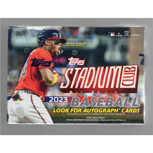 2023 Topps Stadium Club Baseball Blaster Box
