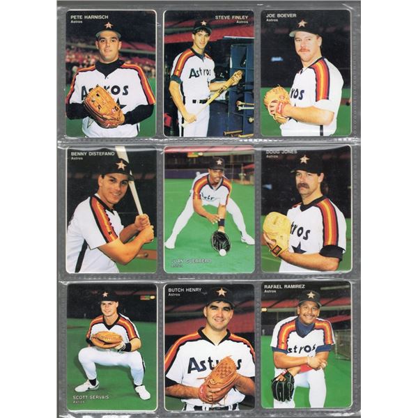 27 Houston Astros Cards. See pictures for players, years, and condition.