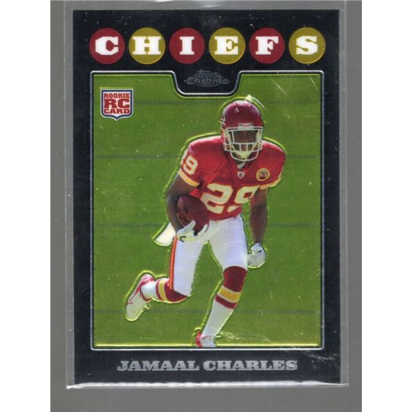 Jamaal Charles Rookie Card 2008 Topps Chrome #TC185