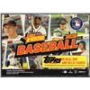 Image 1 : LOT OF 2 2023 Topps Heritage Baseball Blaster Box. Retro 1974 Topps design. Look for autograph & rel