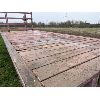 Image 2 : FLAT DECK HAY WAGON - APPROX 18 FEET