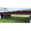 Image 3 : FLAT DECK HAY WAGON - APPROX 18 FEET
