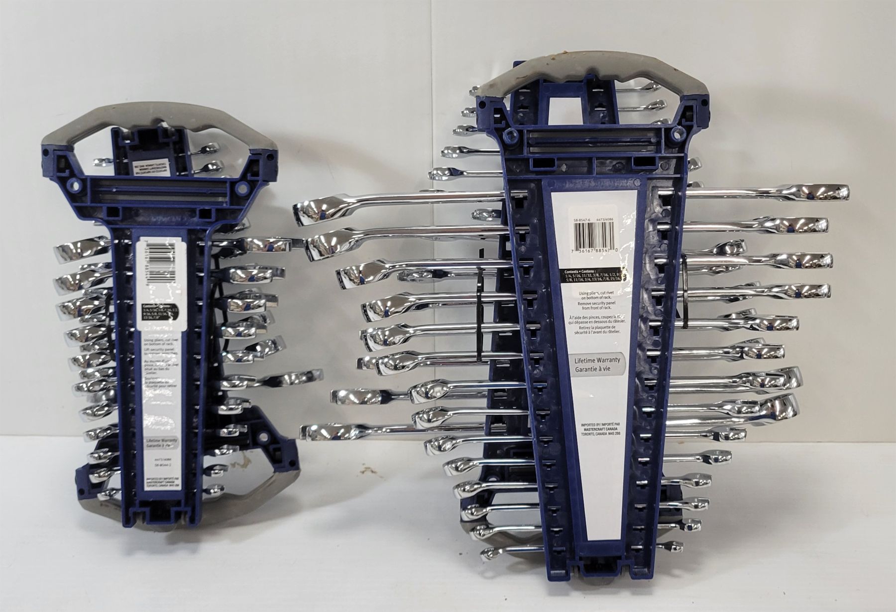 LOT OF 4 - MASTERCRAFT COMBINATION WRENCH SETS - Kidd Family Auctions