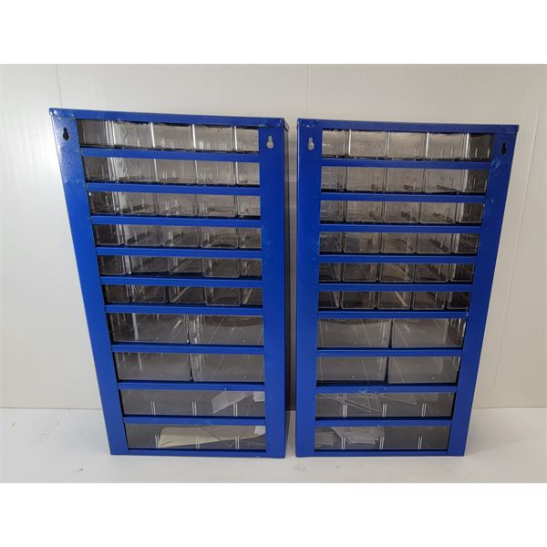 LOT OF 2 - PARTS STORAGE CONTAINERS