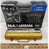 LOT OF 2 - MAXIMUM IMPACT SOCKET SET - 9PC SOCKET SET