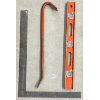 Image 1 : LOT OF 3 - LEVEL, PRY BAR & CARPENTER SQUARE 