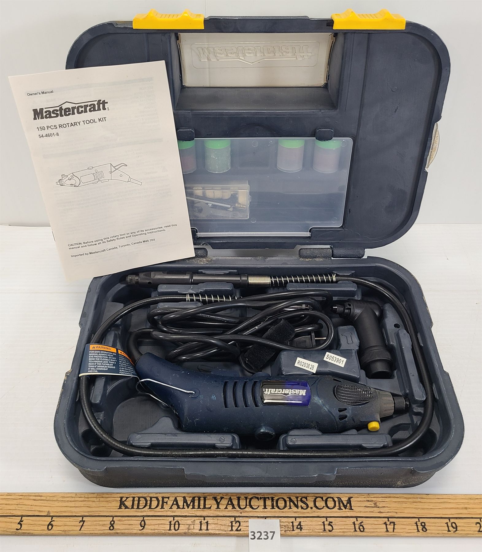MASTERCRAFT 150PC ROTARY TOOL KIT - Kidd Family Auctions