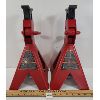 Image 4 : LOT OF 2 - BIG RED 3TON SUV JACK STANDS
