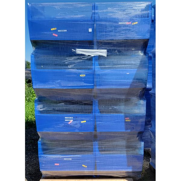 LOT OF 8 - LARGE PARTS CONTAINERS - AS NEW