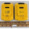 Image 2 : LOT OF 2 - DEWALT 20V BATTERY PACKS