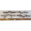 Image 1 : LOT OF 4 - STAINLESS STEEL RISER CLAMPS 
