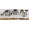 Image 1 : LOT OF 4 - ALUMINUM 2IN CAMLOCKS 