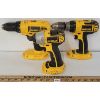 Image 4 : LOT OF 7 - DEWALT BATTERY PACKS, CHARGER & CORDLESS POWER DRILLS W/ BAG