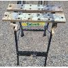 Image 2 : LOT OF 3 - SAW HORSE TABLES