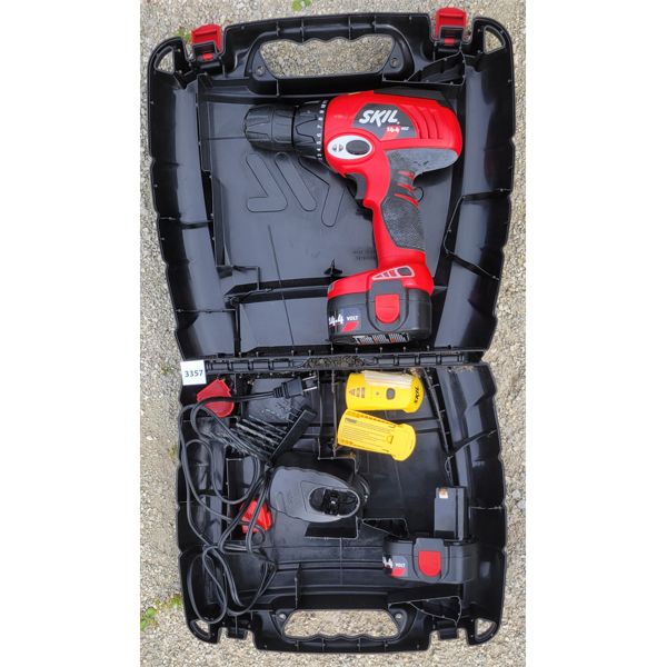 SKIL DRILL SET W/ BATTERIES Kidd Family Auctions