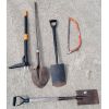 Image 3 : LOT OF 5 - SHOVELS, GARDEN WEEDER & BOW SAW