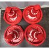 Image 2 : LOT OF 4 - POULTRY PAN FEEDERS