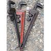 Image 2 : LOT OF 3 - RIDGID 18IN PIPE WRENCHES