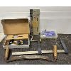 Image 1 : JOB LOT - POWERFIST MAGNETIC BASE W/ DEFLECTION GAUGE, CLAMPS, ETC - SEE ALL PICS
