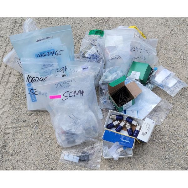 JOB LOT - SCRAP - INCL CAP SCREWS & SWAGELOKS, ETC.