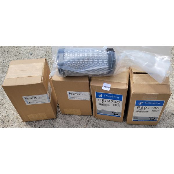 LOT OF 4 - CARBON AIR FILTERS