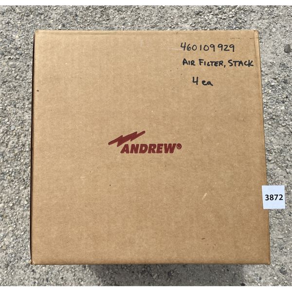 LOT OF 4 - ANDREW AIR FILTERS - SEALED