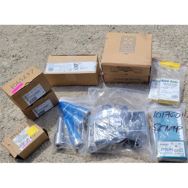 JOB LOT - HEX SCREWS, RECT RINGS & VENT FANS, ETC.