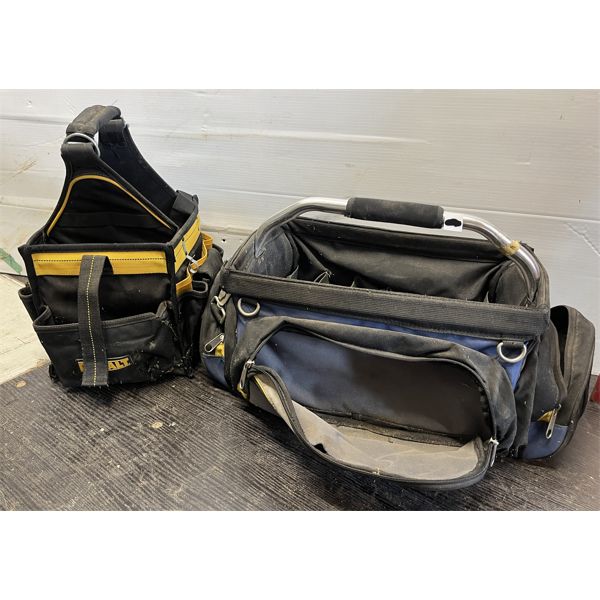 LOT OF 2 - TOOL BAGS - INCL DEWALT
